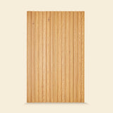 elegant teak colour fluted panels