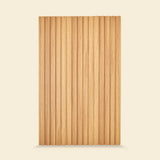 fluted panel beech colour