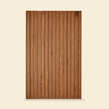 elegant mahagony fluted panel timber