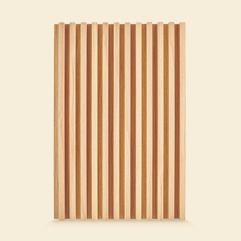 fluted panel beech colour 